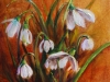 Olieverf Sneeuwklokjes (Verkocht)