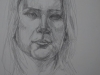 Model Eva potlood studie